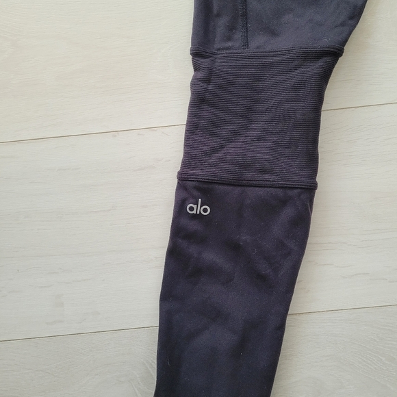 Aloe Yoga Black Moto Leggings Womens Size Small - Picture 3 of 7